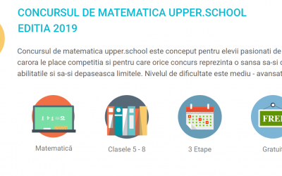 Concursul Upper.School – Editia 2019