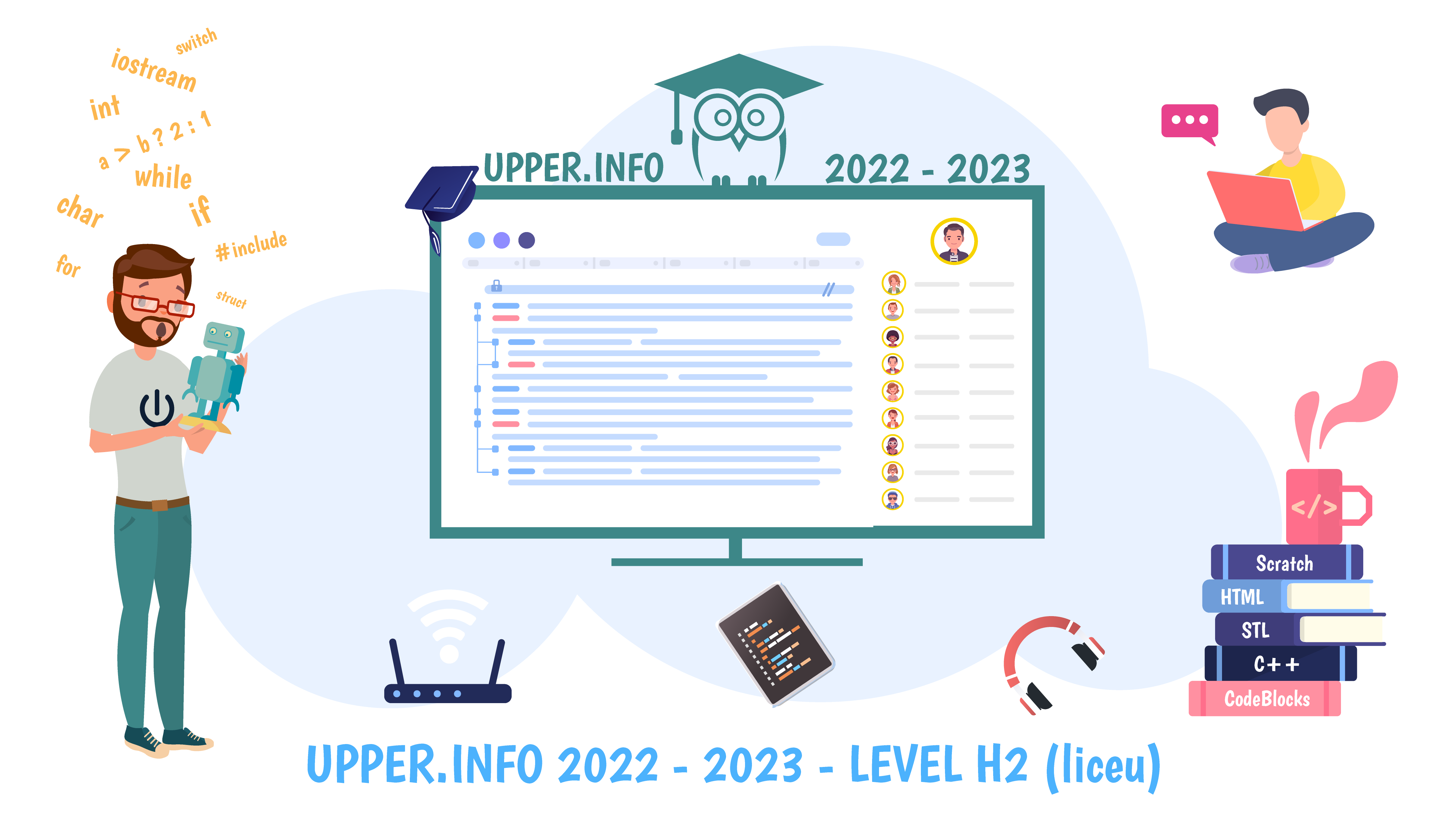 Upper.Info 2022-2023 Level H2 - Cursuri informatica clasa a X-a