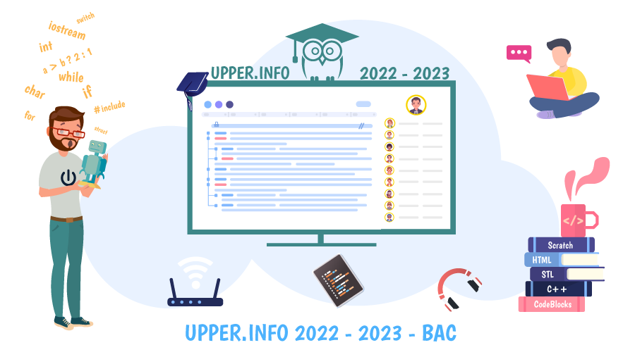 Pregatire informatica bacalaureat - Upper.Info 2022-2023 BAC