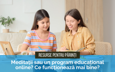 Meditații sau un program educațional online? Ce funcționează mai bine pentru rezultate pe termen lung