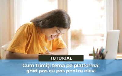 Cum trimit tema pe Upper.School: ghid în 5 pași pentru elevi