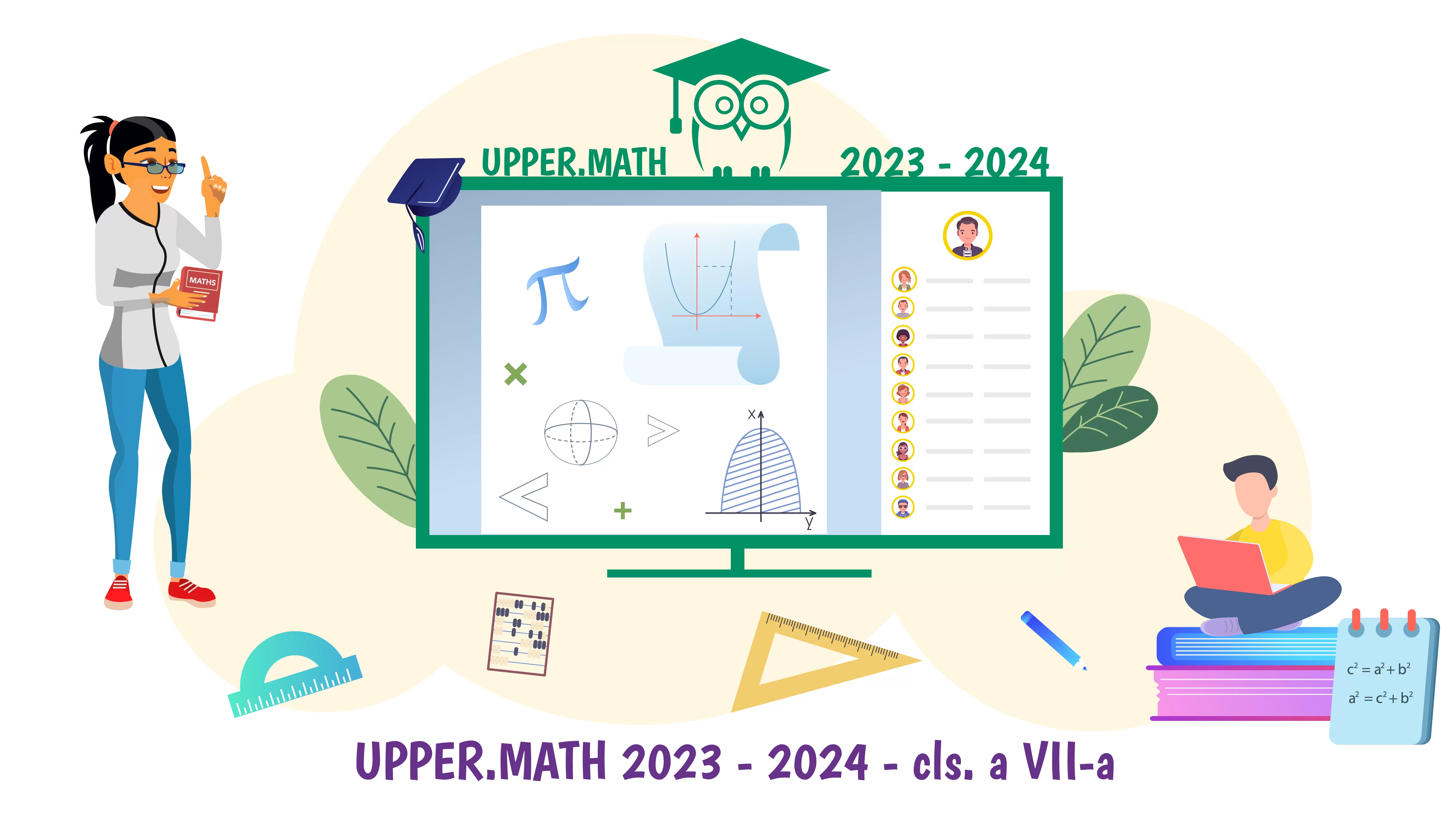 Upper.Math 2023-2024 clasa a VII-a - Cursuri de pregatire la matematica