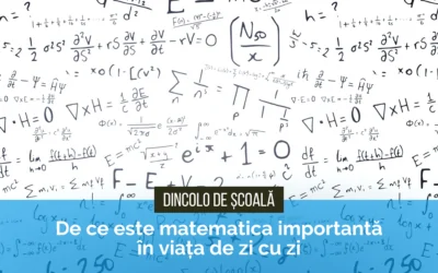 De ce este matematica importantă în viața de zi cu zi