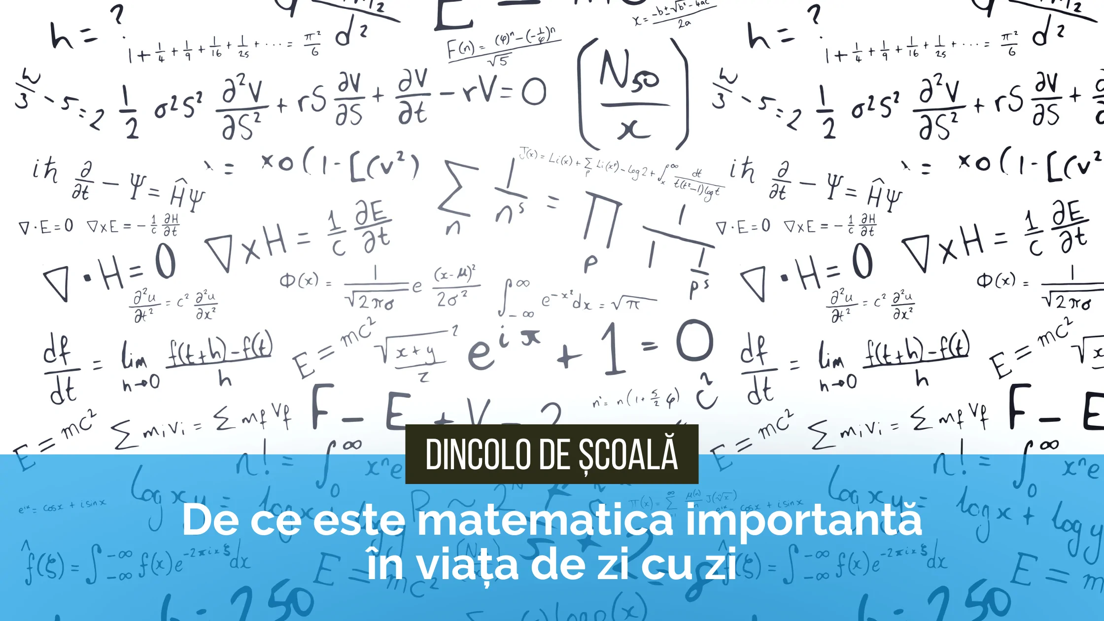 Matematica în viața de zi cu zi De ce este matematica importantă în viața de zi cu zi