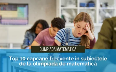 Top 10 capcane întâlnire frecvent în subiectele de la olimpiada de matematică